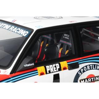 LANCIA DELTA HF INTEGRALE GR.A WHITE D. AURIOL RALLY MONTE CARLO 1992 OttO mobile 1:12 Resinemodell (Türen, Motorhaube... nicht zu öffnen!)